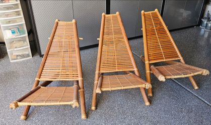 3 Bamboo Chairs