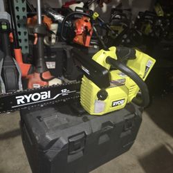 RYOBI 40V HP BRUSHLESS CORDLESS 12"IN CHAINSAW TOOL ONLY NEW TOOL ONLY NEW 