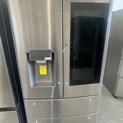 LG 28CU Refrigerator With Instaview Open Box Appliance 