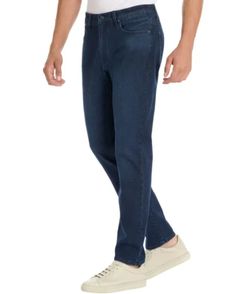 Ted Baker Lebanon Men's Navy Straight Leg Jeans, Comfort Stretch, Blue, 40x32
