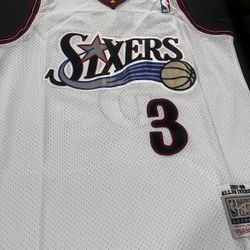 76ers Iverson Jerseys. New 
