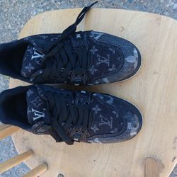 Men’s Louis Vuitton  Patchwork Denim Sneaker Limited