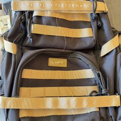LVFT Tactical Backpack – Black & Tan – Lifestyle X Performance