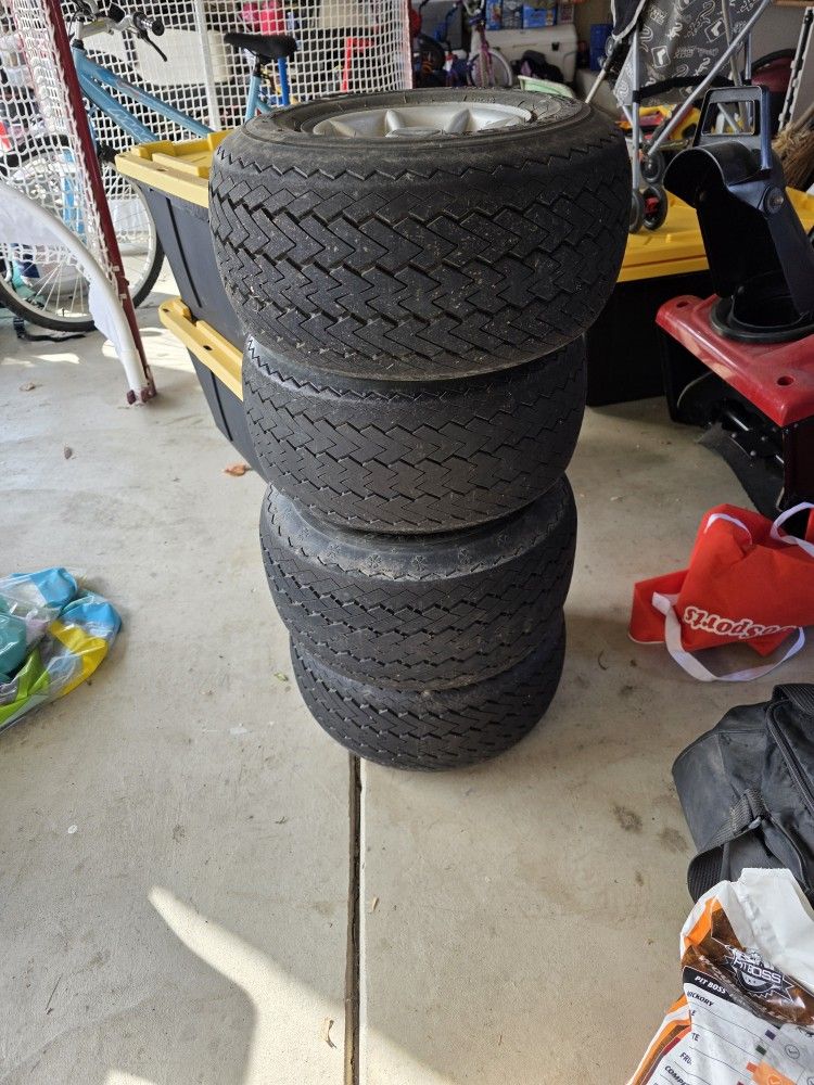 2009 Club Car Precedent Original Wheels And Basket