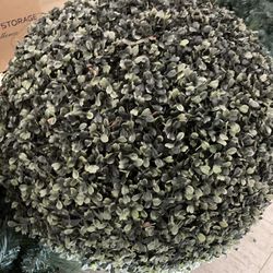 Large artificial topiary ball insert 