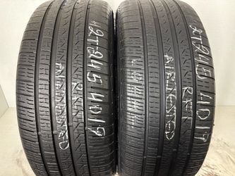 2 tires 245 40 19 pirelli cinturato p7 as run flat no repairs