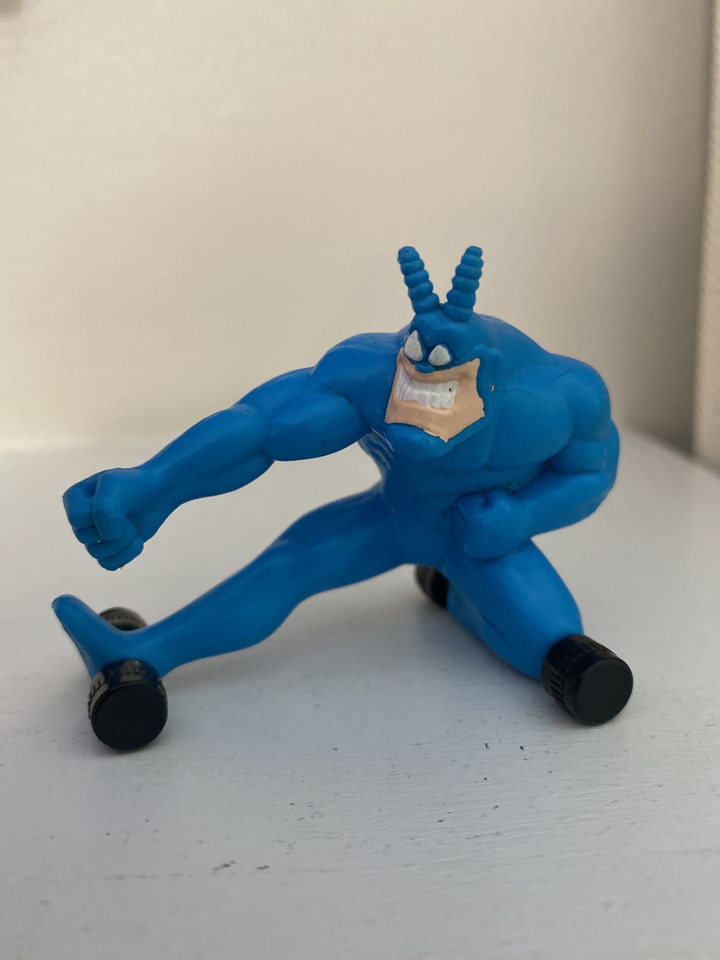 THE TICK Action Figure On Wheels 1995 Taco Bell Promo 2.5”