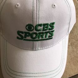 CBS Sports Gold Cap White  & Green New