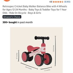Toddler Balance Bike 