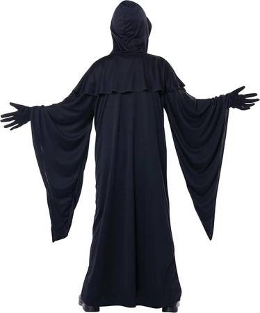 Like New SZ Small S (6-8) Halloween Costumes Horror Robe Child Costume Black
