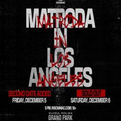 Insomniac: Matroda Live In LOS ANGELES 