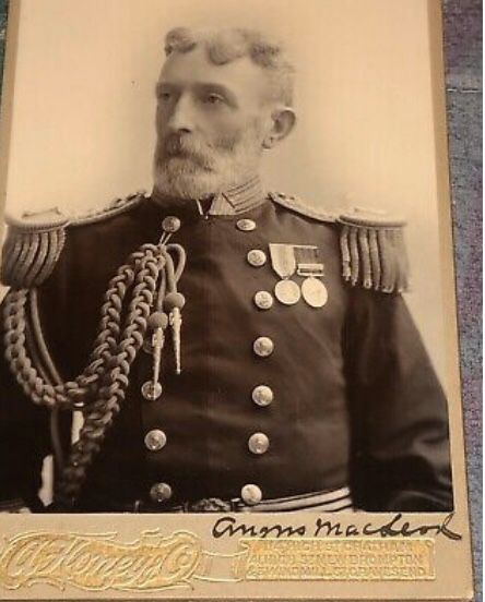 ANTIQUE CABINET CARD PHOTO OF ADMIRAL FROM 1800’s