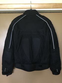 ** XL Motorcycle Jacket w/Built in Fitted Protectors **