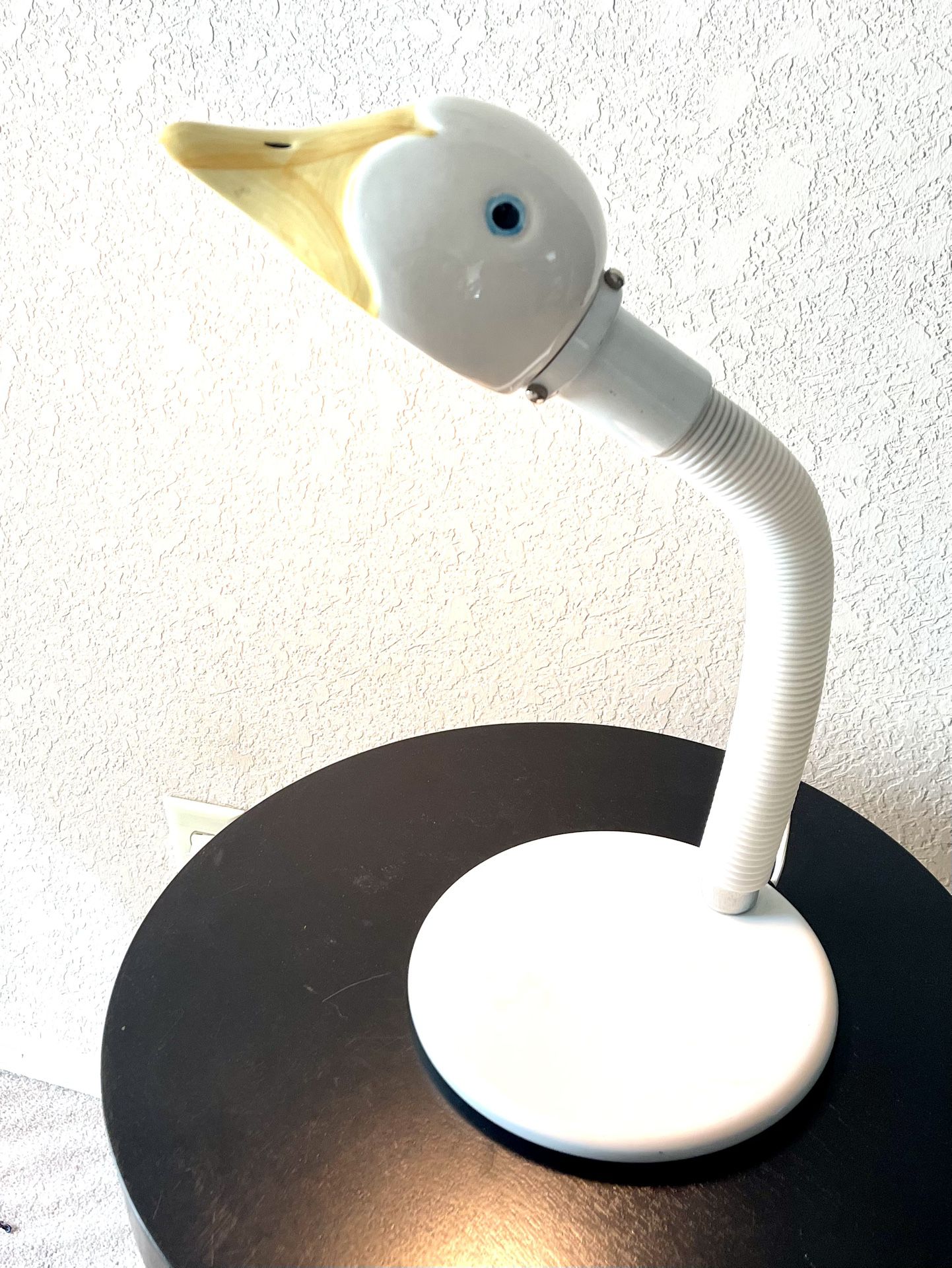 Hand Painted Goose Neck Lamp