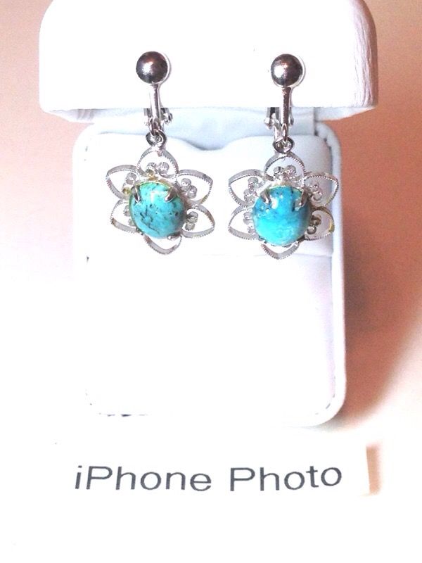 Sterling Turquoise Earrings