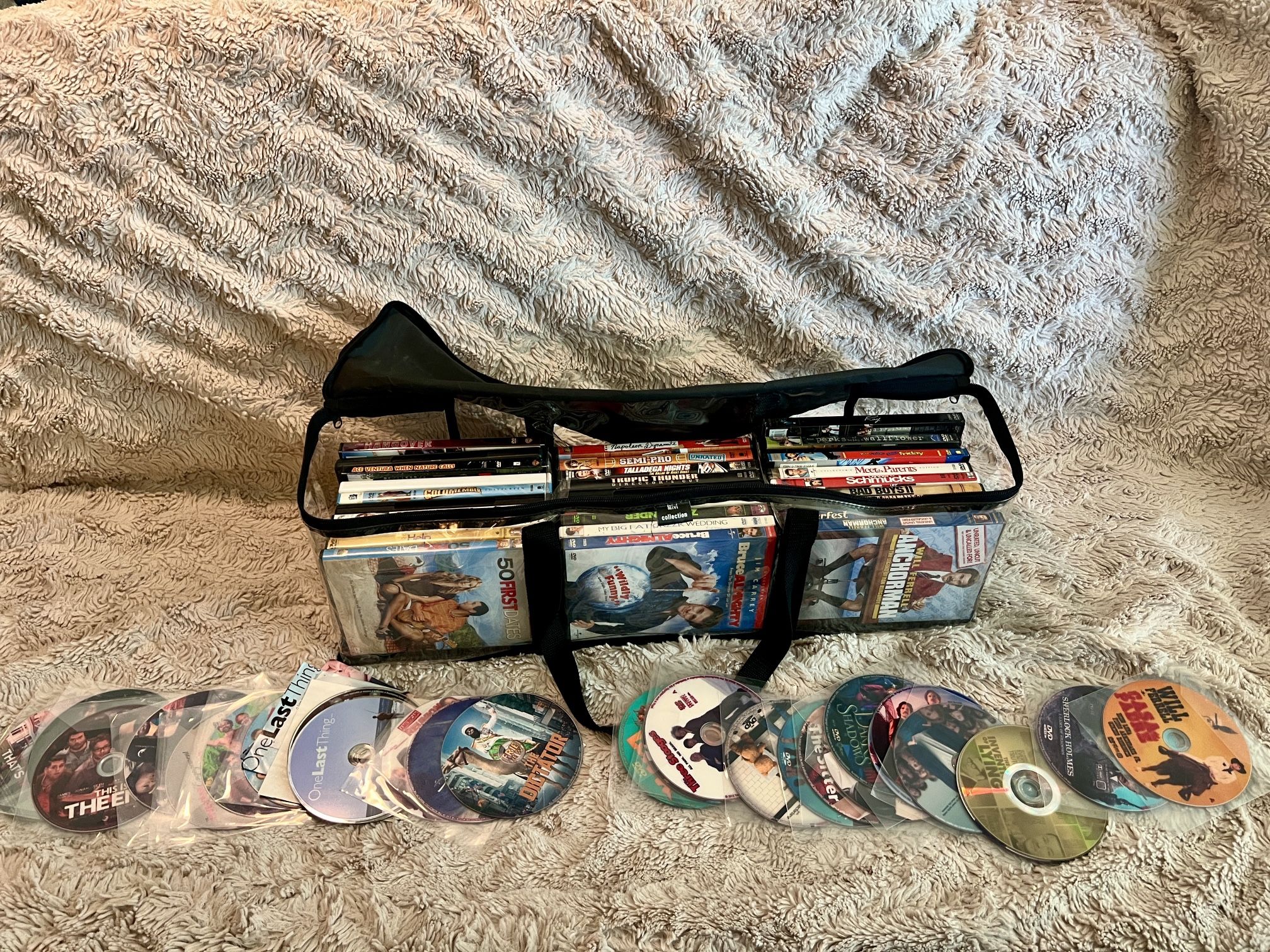 30+ Comedy DVD Lot + Carry Storage Bag!