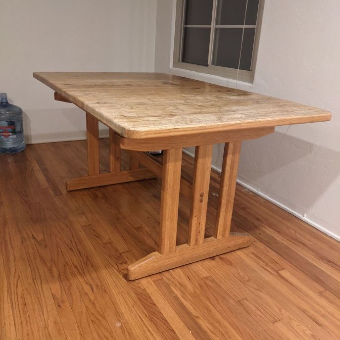Solid Kitchen Table, 36 X 60 Inches
