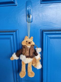 Bath and Body Works Hickory Puffer Jacket Fox Plush Stuffed Animal, 6-inch Christmas Tree Ornament