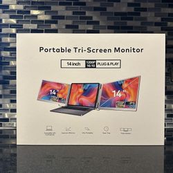FOPO 14” Triple Monitor Laptop Screen 