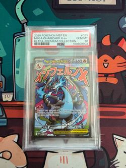 Pokémon English mega charizard x ex upc psa 10