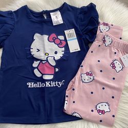 Hello kitty Toddler Girl Outfit 5T, Brand new