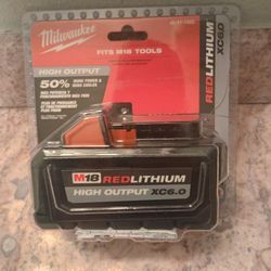 Milwaukee 6.0 Battery New 
