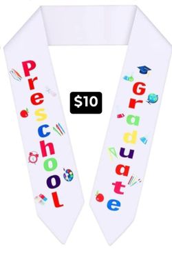 preschool prek sash graduation stole