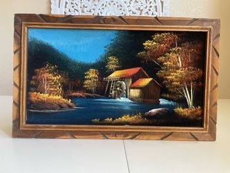 Vintage Velvet Painting