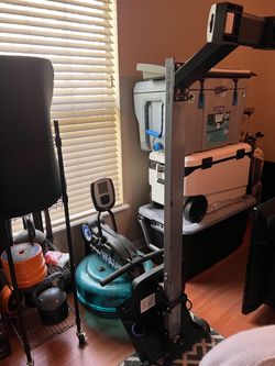 Moving Sale! Home Gym Equipment. Rower. Freestanding Punching Bag