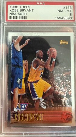 Kobe Bryant Nba 50th psa 8 ROOKIE