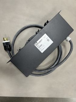 New Eaton #:PW105BA2U420 PC5373 Power Distribution Unit (PDU) 4 AC Outlet(S) 2U Black, Serial number B670K14052 100-240V~; 24A; 50/60H2 OUTPUT J1-J4 2