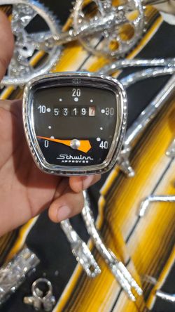 Schwinn engravin speedometer