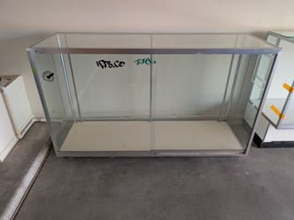 3x Retail Glass Display Cases