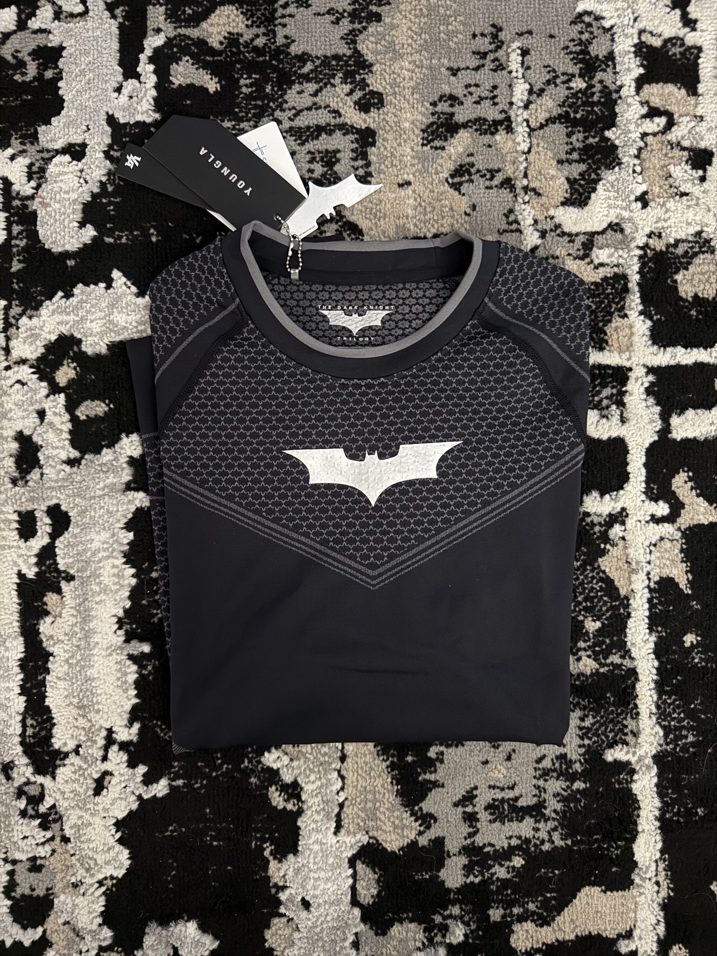 Young LA Batman Long sleeve Compression shirt