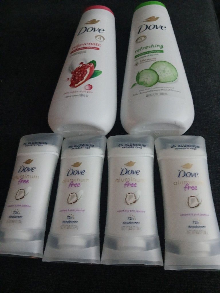 Womens Dove Body Wash And Deodorant