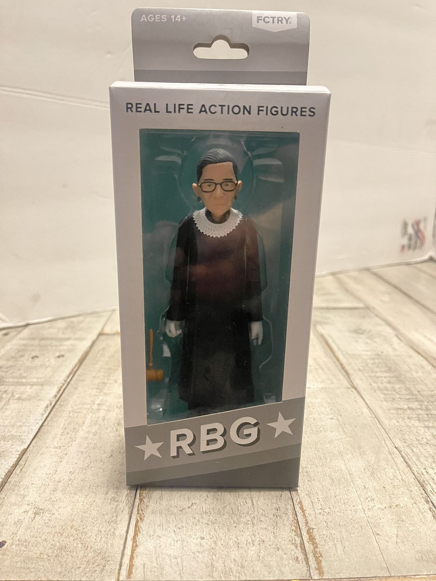 RUTH BADER GINSBURG RGB Real Life Action Figure FCTRY Lawyer Christmas Present
