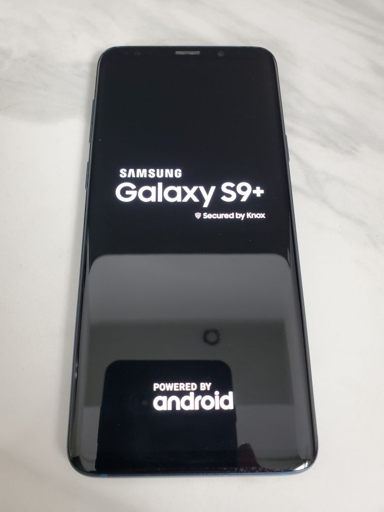 Samsung Galaxy S9+ PLUS - Blue, 64GB Factory Unlocked for AT&T, Verizon, T-Mobile, Metro PCS, Sprint, Boost, Cricket, H20, Lyca, International