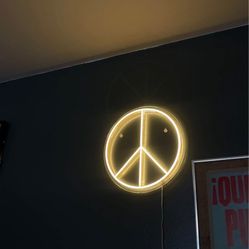 Peace Sign LED light 