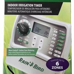 Rain Bird SST-600in Simple to Set Irrigation Sprinkler Timer Indoor 6 Zone
