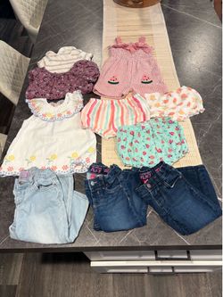 Babygirl summer clothing size 18 months