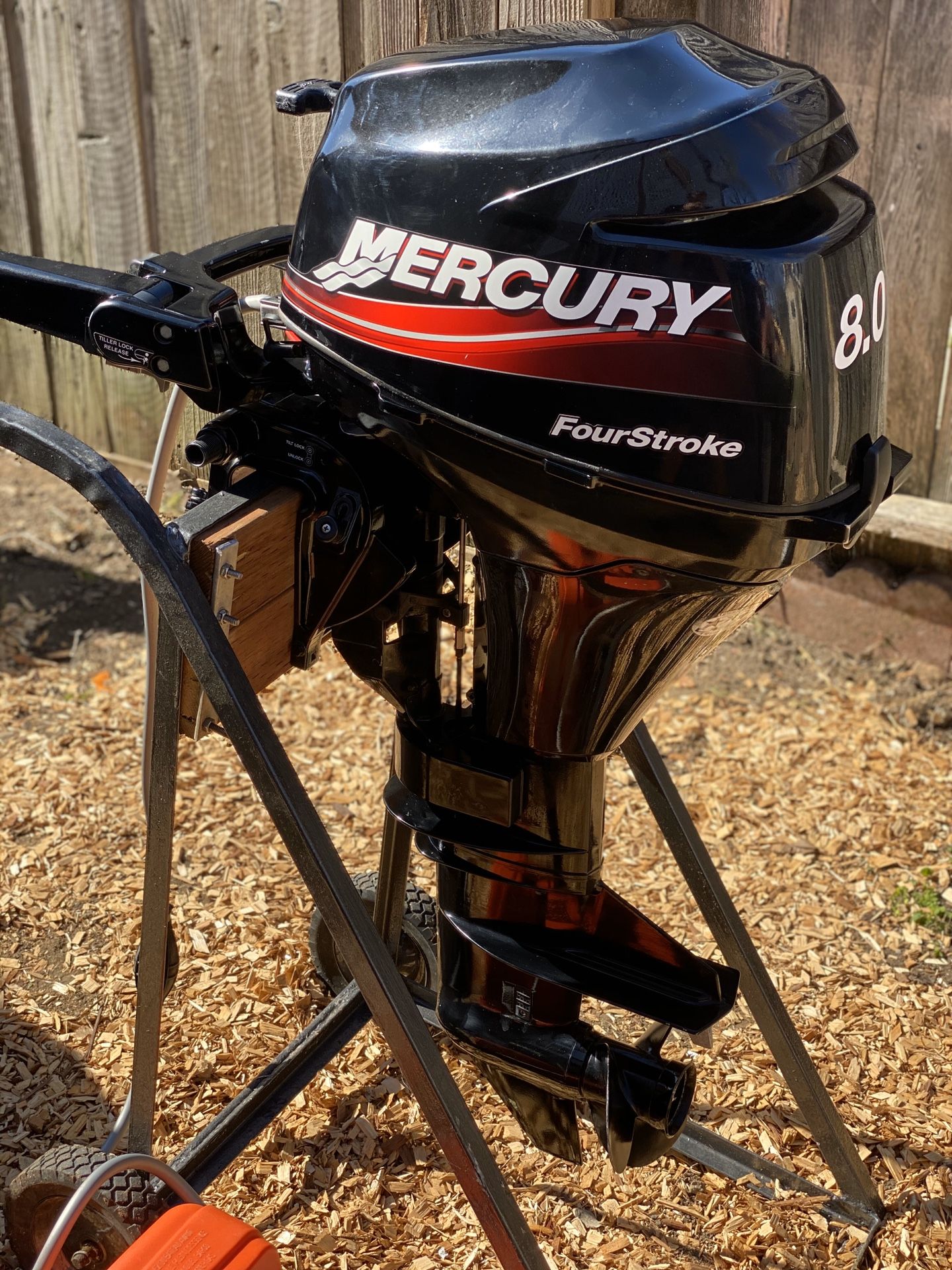 Mercury 8 HP ONLY 1 HOUR!!!