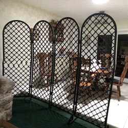 Wrought Iron Room Divider