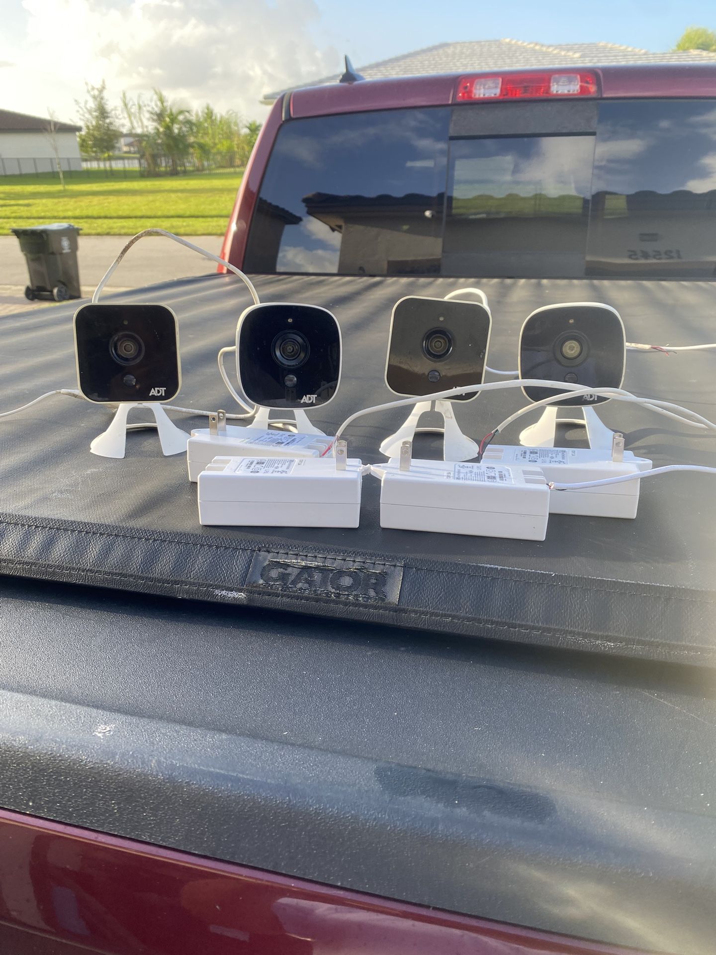 For used ADT cameras all in excellent working condition includes power connector