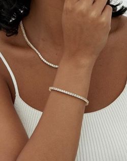 Good Moissanite Tennis Bracelet 