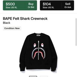 BAPE CREWNECK