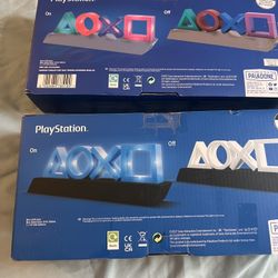 PlayStation Lights 2 One In Colors And One In White And Blue 