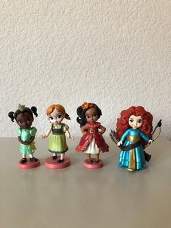 Disney Animators Collection 3” in. Tianna, Elena Of Avalon, Frozen and Merida Brave figure