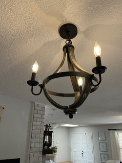 3 Light chandelier