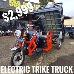 Electric trike truck $2,999 cash price plus taxes 