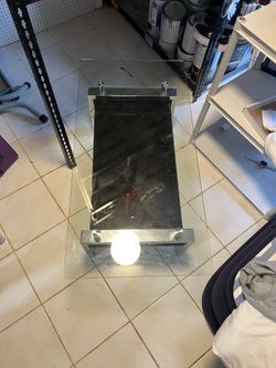 glass coffee table